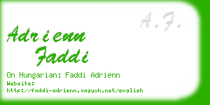 adrienn faddi business card